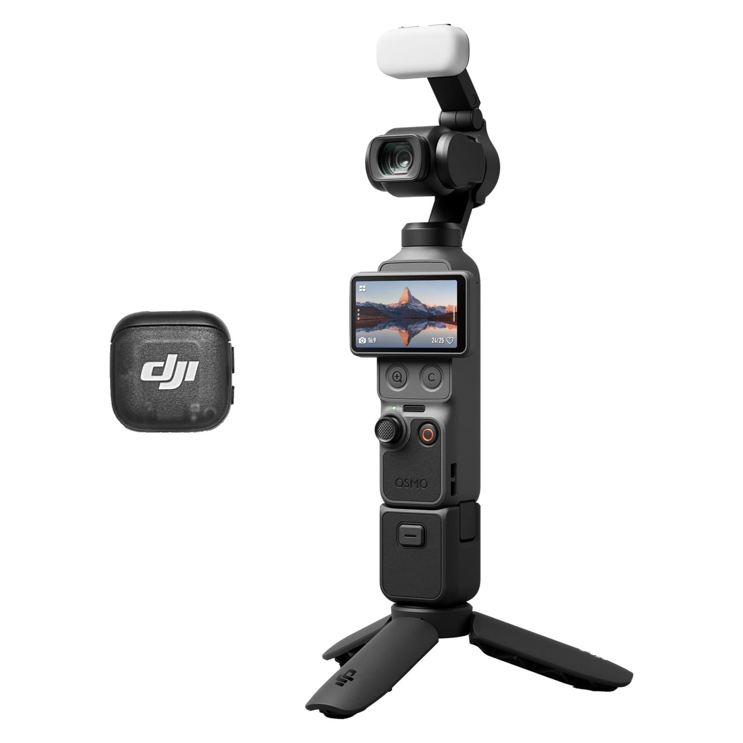 DJI Osmo Pocket 4 1" CMOS & 4K/240fps 3-Axis Stabilization & Rotatable 107GB Built-In Storage & 800MB/s Transfer Creator Combo ✅