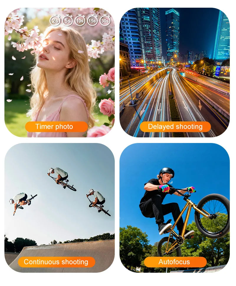 Ourlife 4K Action Camera 330° Face Tracking Gimbal Stabiliser Standard Combo ✅ ⭐️⭐️⭐️⭐️⭐️