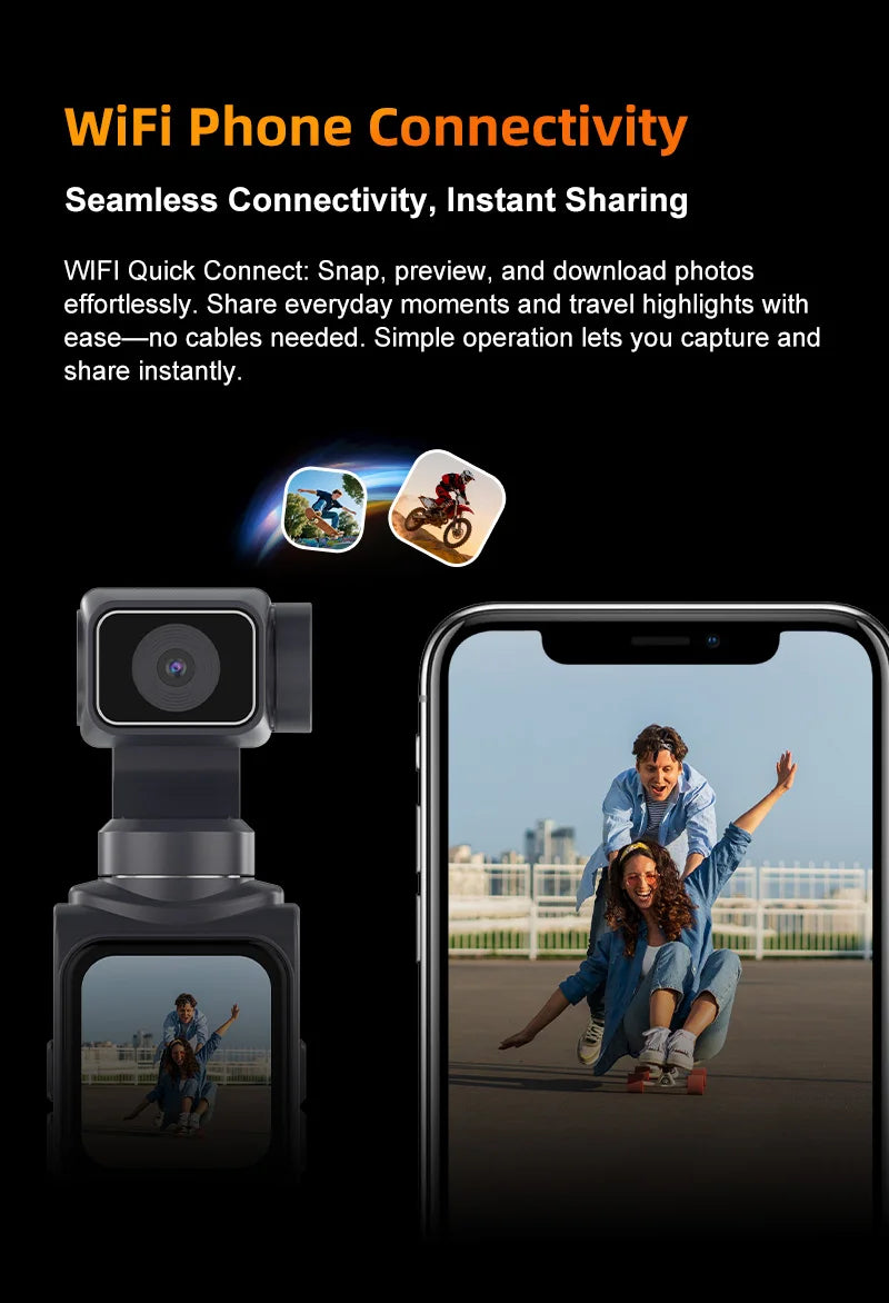 Ourlife 4K Action Camera 330° Face Tracking Gimbal Stabiliser Standard Combo ✅ ⭐️⭐️⭐️⭐️⭐️
