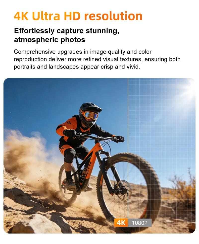 Ourlife 4K Action Camera 330° Face Tracking Gimbal Stabiliser Standard Combo ✅ ⭐️⭐️⭐️⭐️⭐️